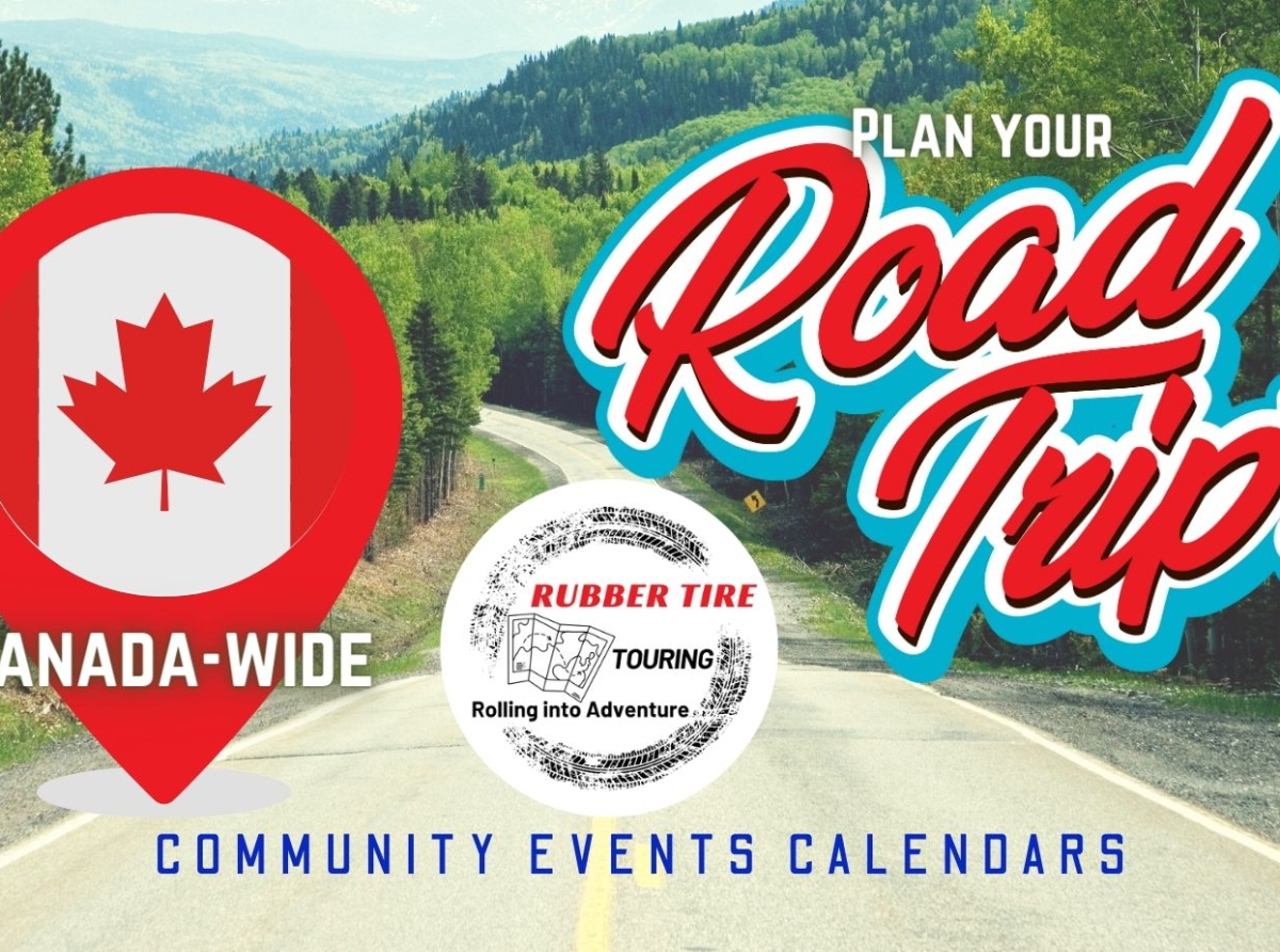 Canada wide Road Trip Community Events Calendars