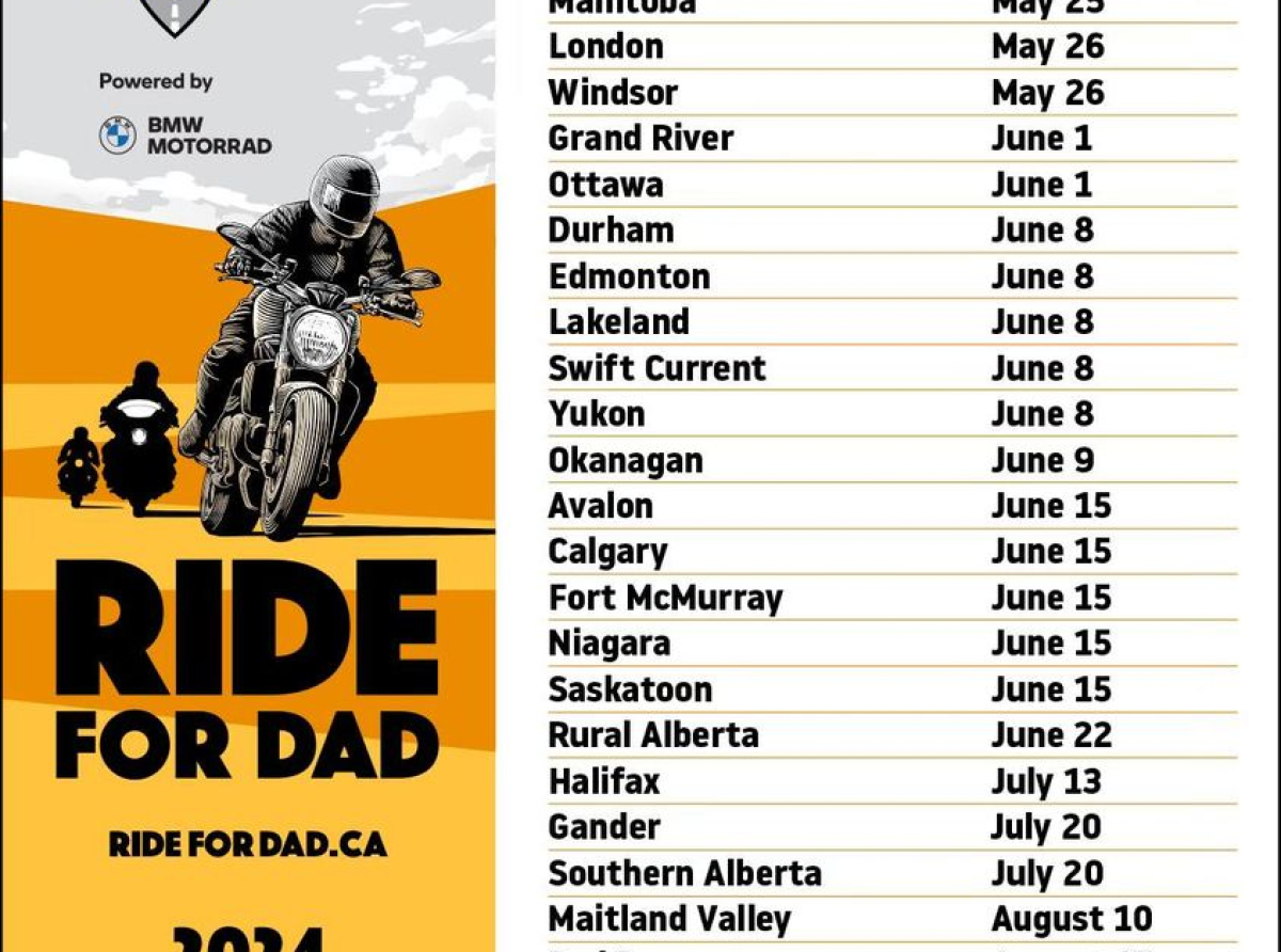 Ride for Dad announces 2024 Event Dates